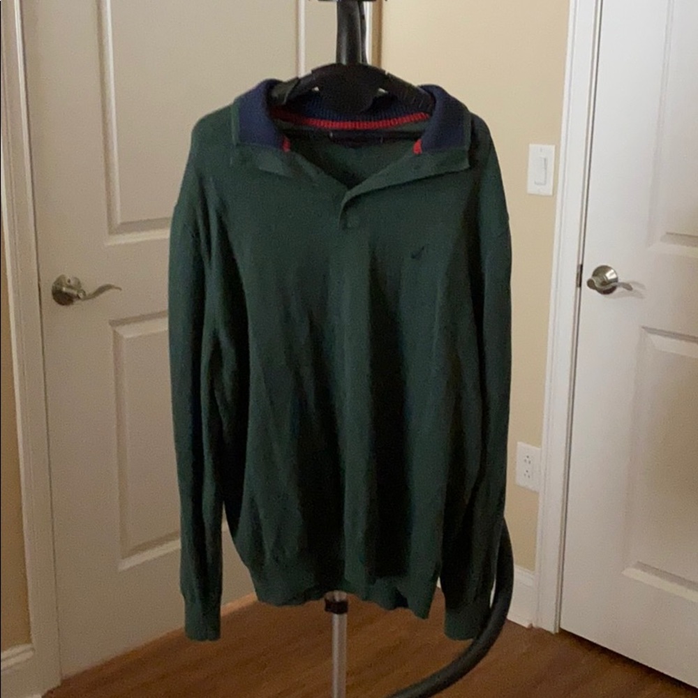 Green Nautica Sweater